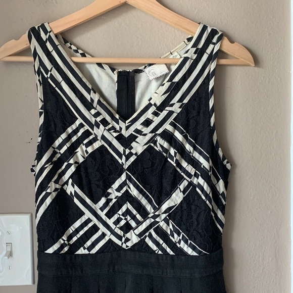 ANTHROPOLOGIE Black Sleeveless Mini Dress - Picture 3 of 9